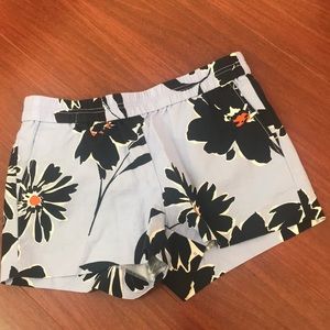 J. Crew floral linen short
